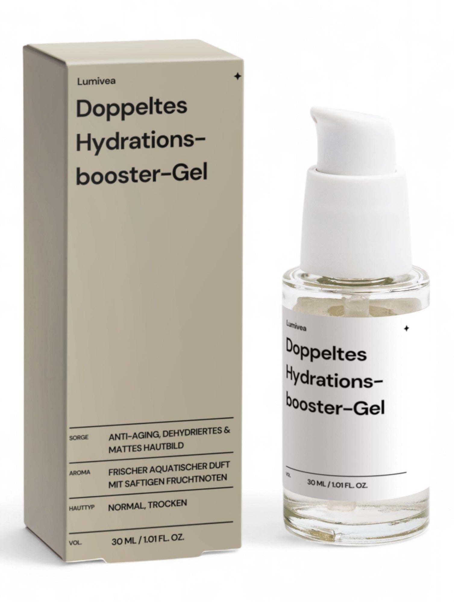 Doppeltes Hydrationsbooster-Gel